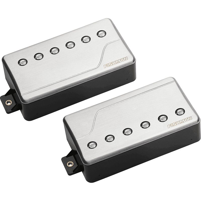 Foto van Fishman prf-chb-sr2 fluence classic humbucker set brushed rvs