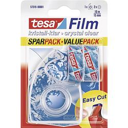 Foto van Tesa 57319-00001-04 tesafilm kristall-klar transparant (l x b) 10 m x 15 mm 2 stuk(s)