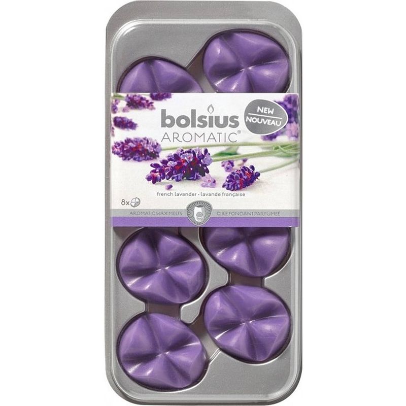 Foto van Bolsius wax brander met aromatische wax lavender 107790501877