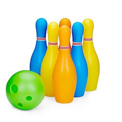 Foto van Eddy toys bowlingset speelgoed - speelset - kegelspel - 8 stuks