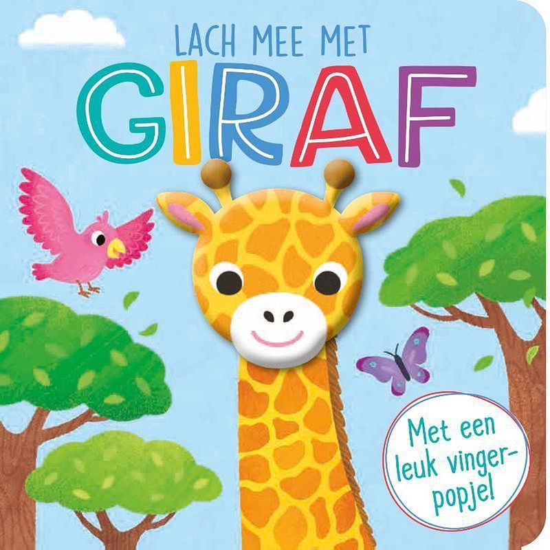 Foto van Rebo productions prentenboek lach mee met giraf