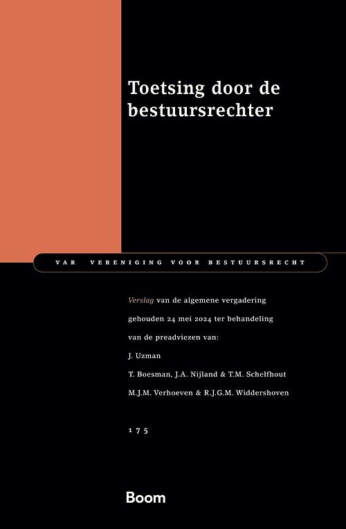 Foto van Toetsing door de bestuursrechter - - ebook