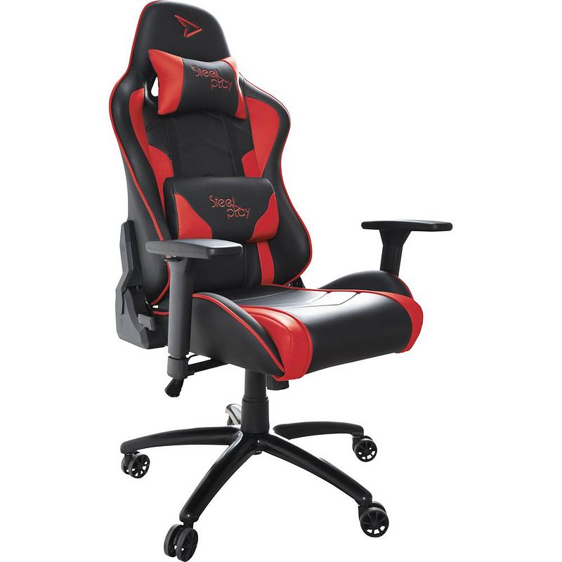 Foto van Steelplay sgc01 gaming stoel zwart/rood