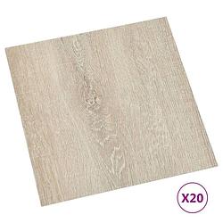 Foto van Vidaxl vloerplanken 20 st zelfklevend 1,86 m² pvc beige