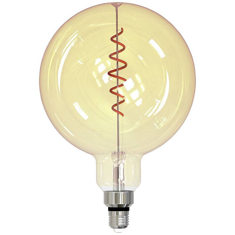 Foto van Müller-licht tint led-lamp (los) tint retro globe gold xxl energielabel: g (a - g) e27 4.9 w