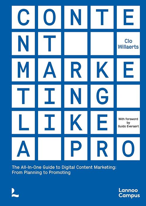 Foto van Content marketing like a pro - clo willaerts - ebook