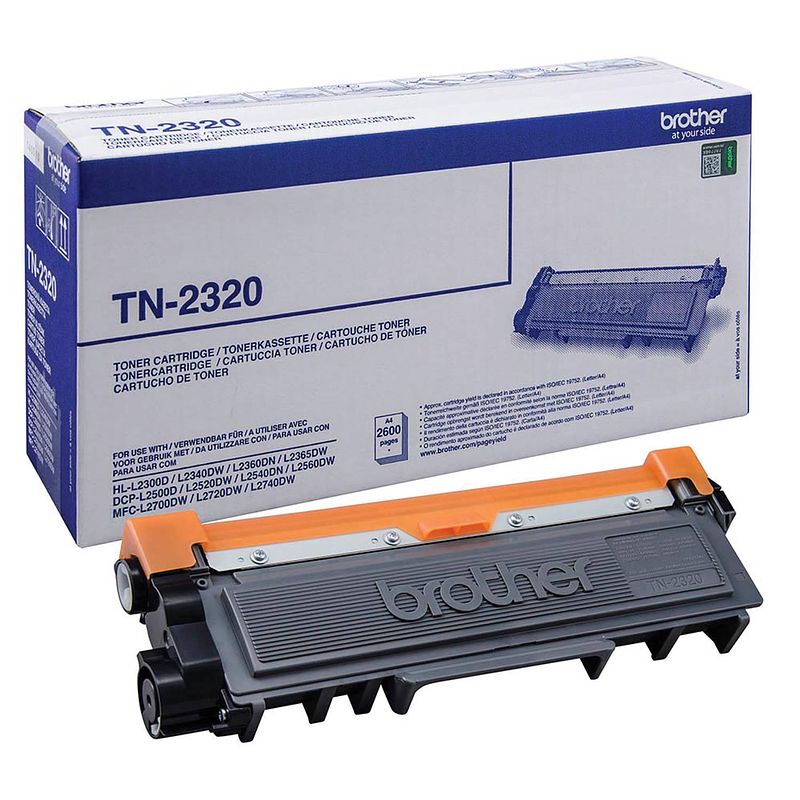 Foto van Brother toner, 2.600 pagina'ss, oem tn-2320, zwart 3 stuks