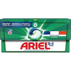 Foto van Ariel 3in1 pods, wasmiddelcapsules 33 wasbeurten aanbieding bij jumbo | 1+1 gratis