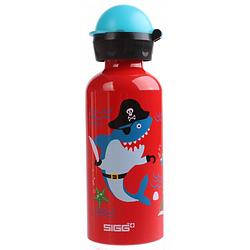 Foto van Sigg drinkbeker haai 400 ml rood