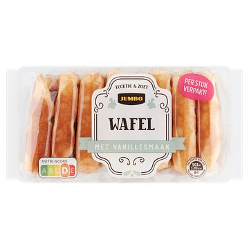 Foto van Jumbo wafel met vanillesmaak 8 stuks