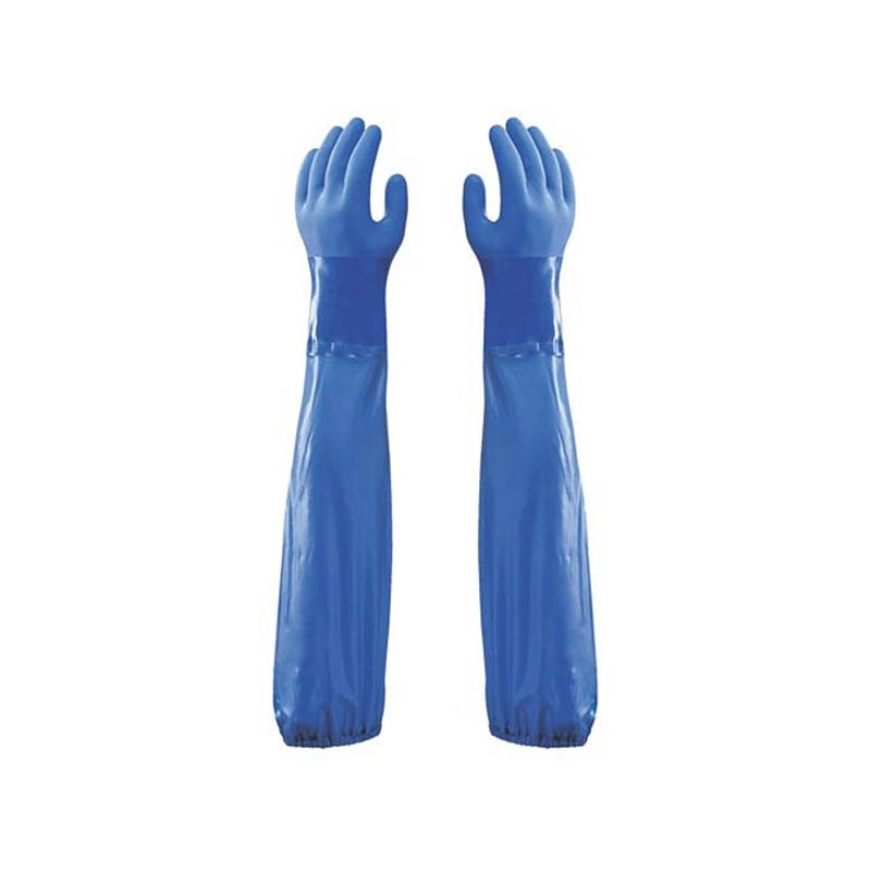 Foto van Oliebestendige handschoen met lange manchet - maat 10/xl