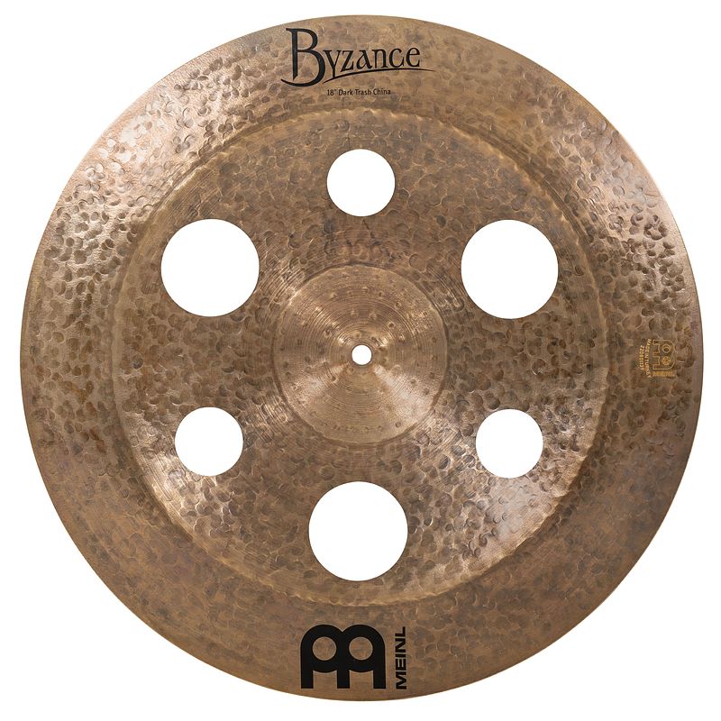 Foto van Meinl byzance b18datrch dark trash china bekken