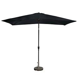 Foto van Kopu® bilbao rechthoekige parasol 150x250 cm met knikarm - zwart