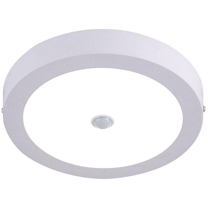 Foto van Led downlight - facto dury - pir bewegingssensor 360° + dag en nacht sensor - 22w - helder/koud wit 5700k - opbouw -