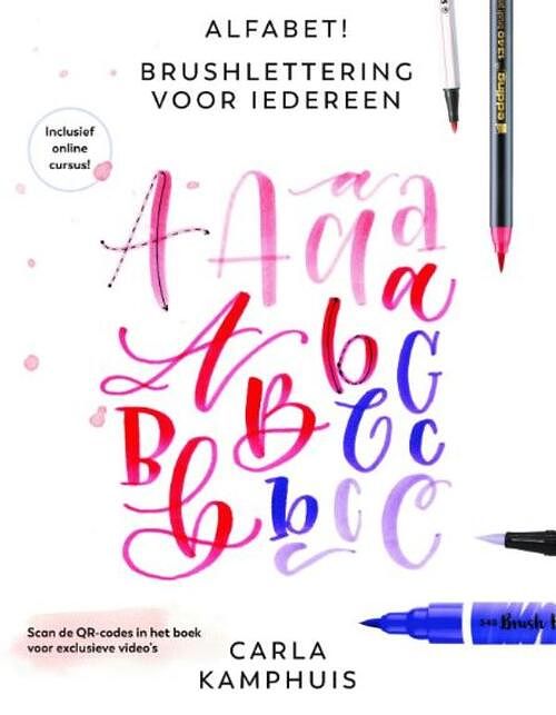 Foto van Alfabet! brushlettering voor iedereen - carla kamphuis - ebook (9789043922241)