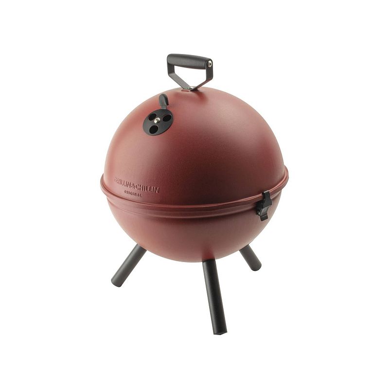 Foto van Gusta bbq bolvorm ø30,5cm rood - grillin's& chillin's