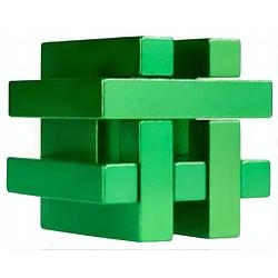 Foto van Eureka 3d puzzle breinbreker puzzel in blik groen