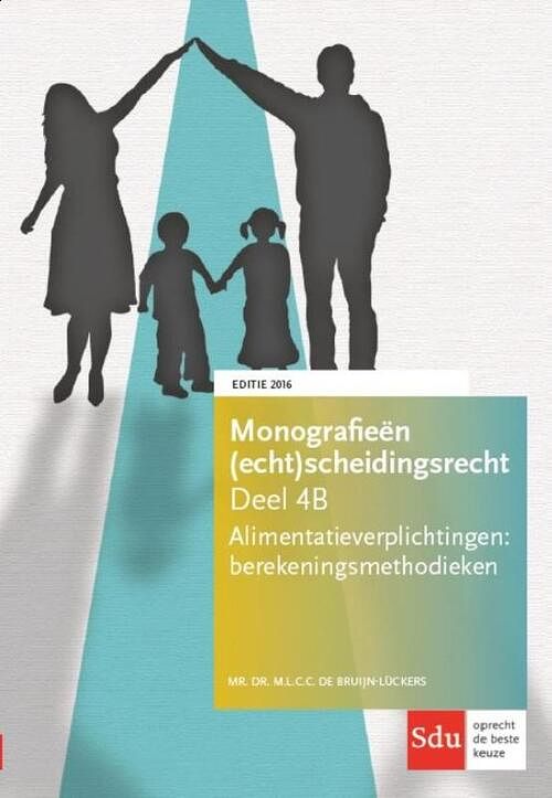 Foto van Alimentatieverplichtingen. berekeningsmethodieken - m.l.c.c. de bruijn-lückers - paperback (9789012397438)