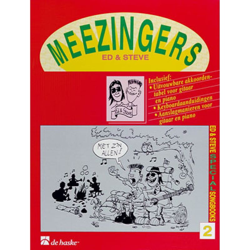 Foto van De haske meezingers 2 songboek voor piano, gitaar en zang