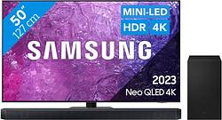Foto van Samsung neo qled 50qn90c (2023) + soundbar