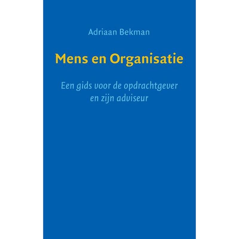 Foto van Mens en organisatie