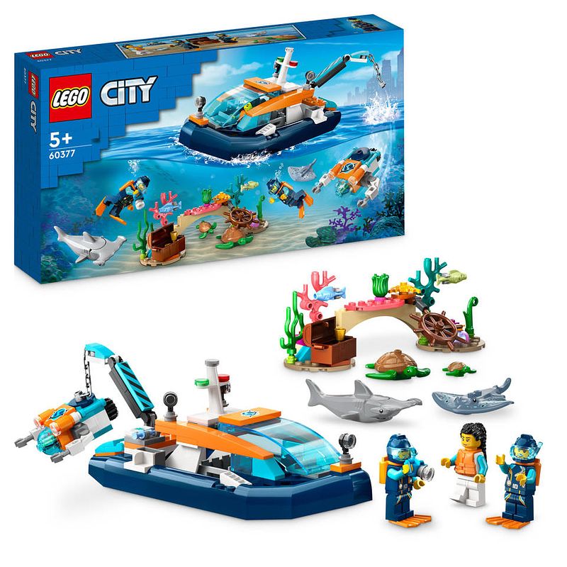 Foto van Lego city verkenningsduikboot 60377