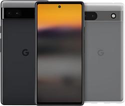 Foto van Google pixel 6a 128gb zwart 5g + just in case soft back cover transparant