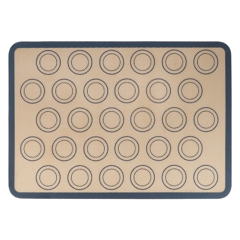 Foto van Krumble siliconen bakmat met 30 cirkels - grijs