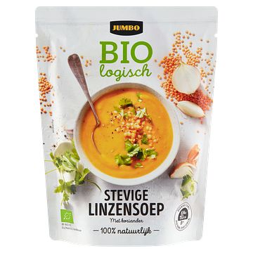 Foto van Jumbo biologisch stevige linzensoep 300ml