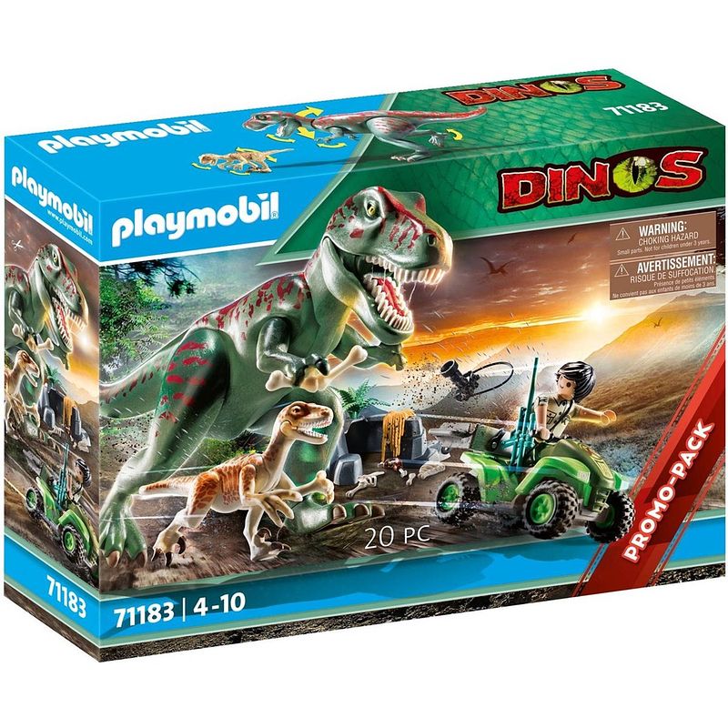 Foto van Playmobil dinos promo t-rex aanval - 71183