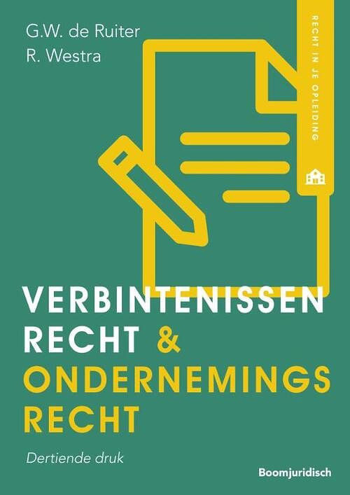 Foto van Verbintenissenrecht & ondernemingsrecht - g.w. de ruiter, r. westra - hardcover (9789462902787)