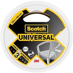 Foto van Scotch ducttape universal, ft 48 mm x 25 m, wit