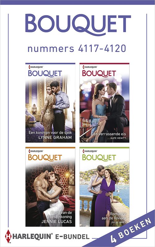 Foto van Bouquet e-bundel nummers 4117 - 4120 - jennie lucas - ebook (9789402544039)