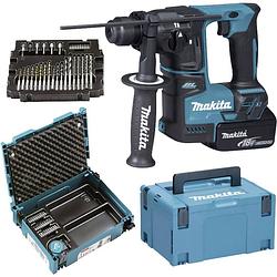 Foto van Makita makita -accu-boorhamer 18 v 3.0 ah li-ion incl. 2 accus, incl. koffer