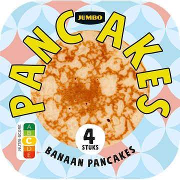 Foto van Jumbo american style pancakes banaan 4 stuks