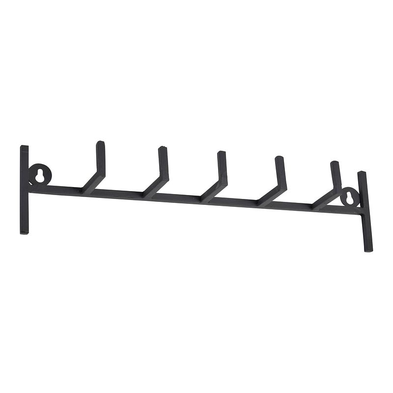 Foto van Loft42 hook kapstok met 5 haken - metaal - mat zwart - 10x40x10