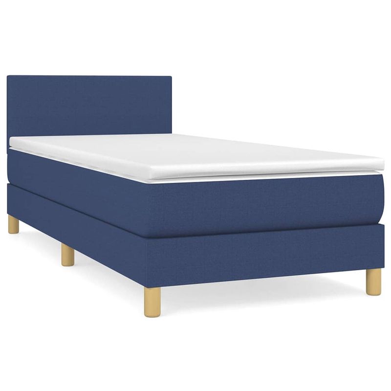 Foto van The living store boxspringbed - pocketvering matras - middelharde ondersteuning - huidvriendelijk topmatras - 203 x 80