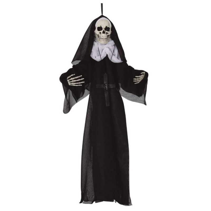 Foto van Halloween hangende horror decoratie skelet non 50 cm - halloween poppen