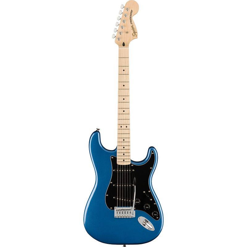 Foto van Squier affinity series stratocaster mn lake placid blue elektrische gitaar