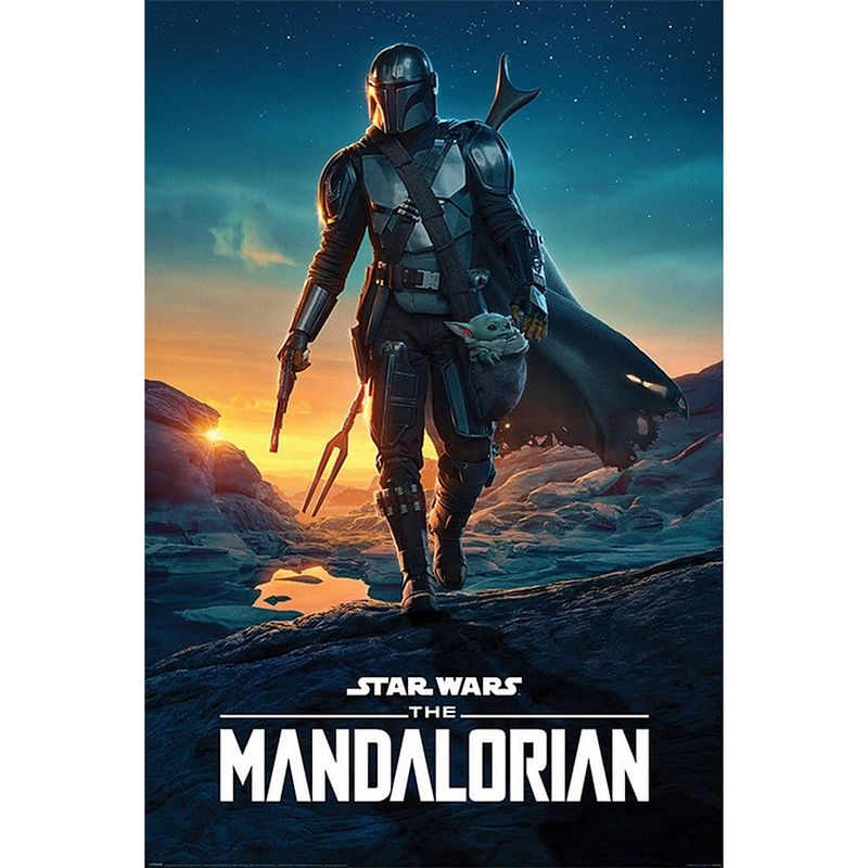 Foto van Pyramid star wars the mandalorian nightfall poster 61x91,5cm