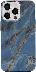 Foto van Bluebuilt blue marble hard case apple iphone 13 pro back cover