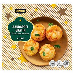 Foto van Jumbo aardappelgratin met room en kaas 4 stuks