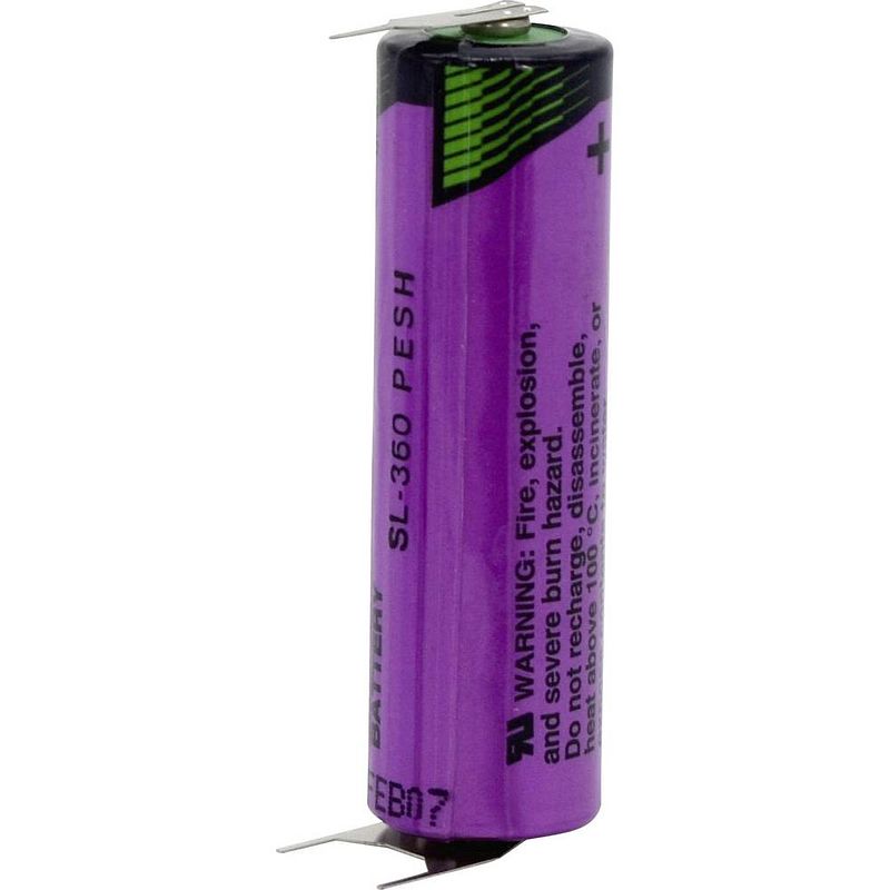 Foto van Tadiran batteries sl 360 pt speciale batterij aa (penlite) u-soldeerpinnen lithium 3.6 v 2400 mah 1 stuk(s)