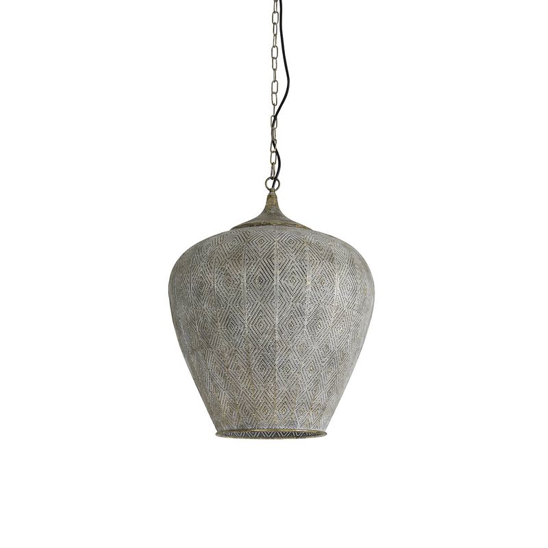 Foto van Light & living lavello hanglamp grijs 43 cm