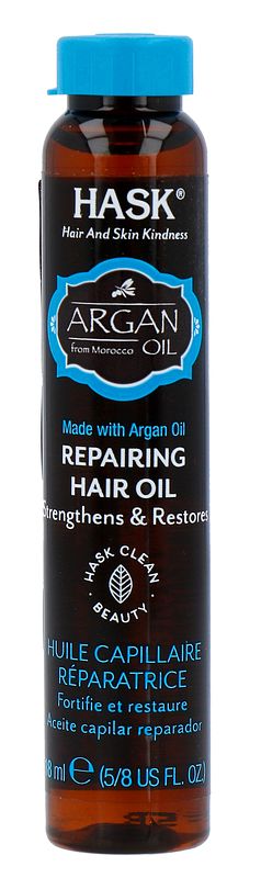 Foto van Hask argan oil repairing shine hair oil mini