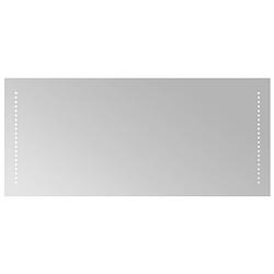 Foto van The living store badkamerspiegel led ip65 - 40 x 90 cm - usb-interface