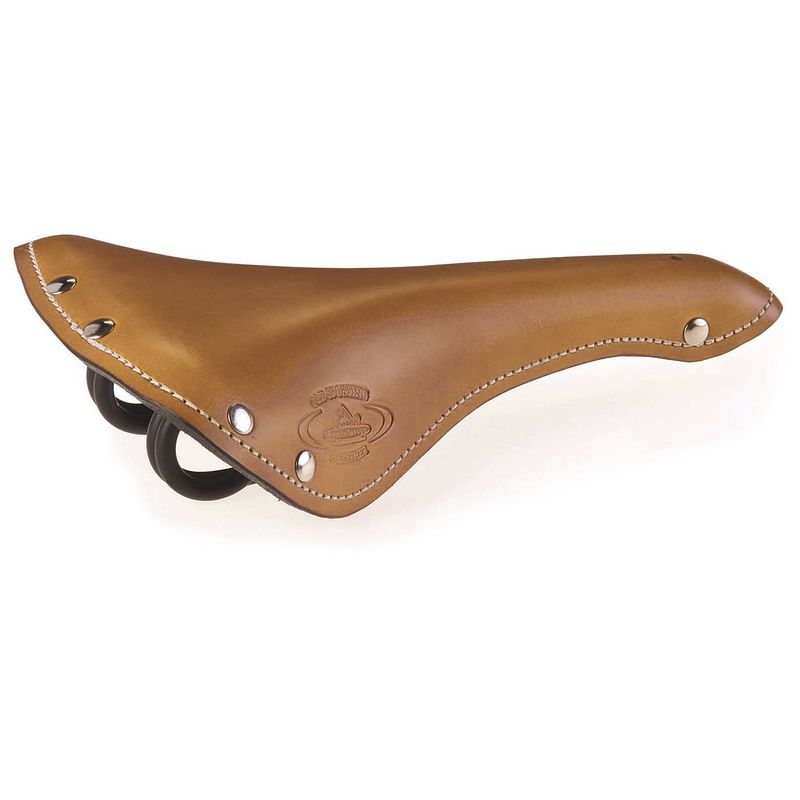 Foto van Selle monte grappa zadel old sporting 290 x 160 mm bruin