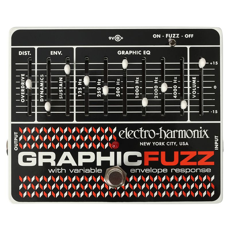 Foto van Electro harmonix graphic fuzz effectpedaal