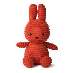 Foto van Nijntje miffy sitting corduroy terra- 23 cm - 9""