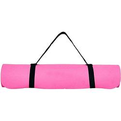 Foto van Universele yogamat - roze - 173 x 58 x 0.6 cm - fitnessmat - yogamat